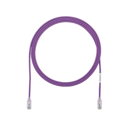 CU PATCH CORD CAT6 SD 8IN VIOLET PK48